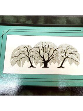 RARE Twinkling Of Willows Cross-Stitch Pattern By Simply Old-Fashioned Trees